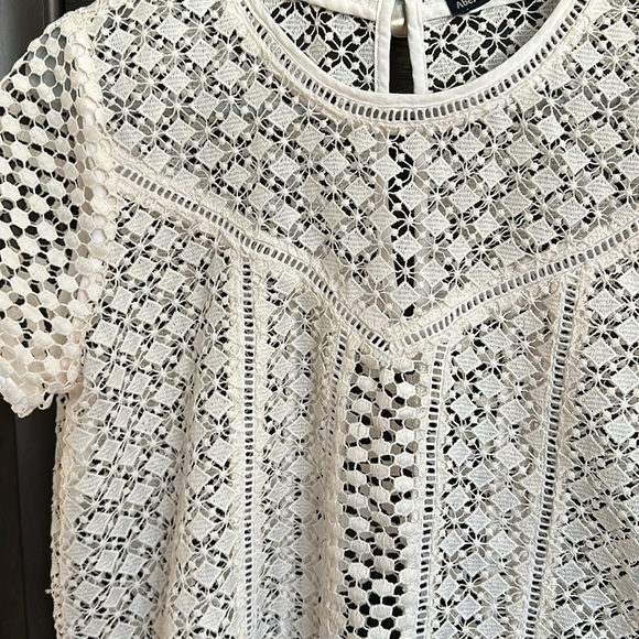 Abercombie & Fitch Crochet Knit Top - Picture 3 of 6